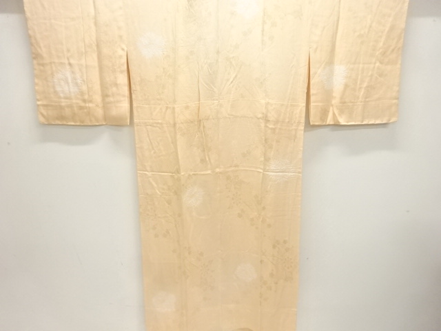 ビィンテージ黄土地長襦袢 リサイクル・アンティーク着物販売：Shinei